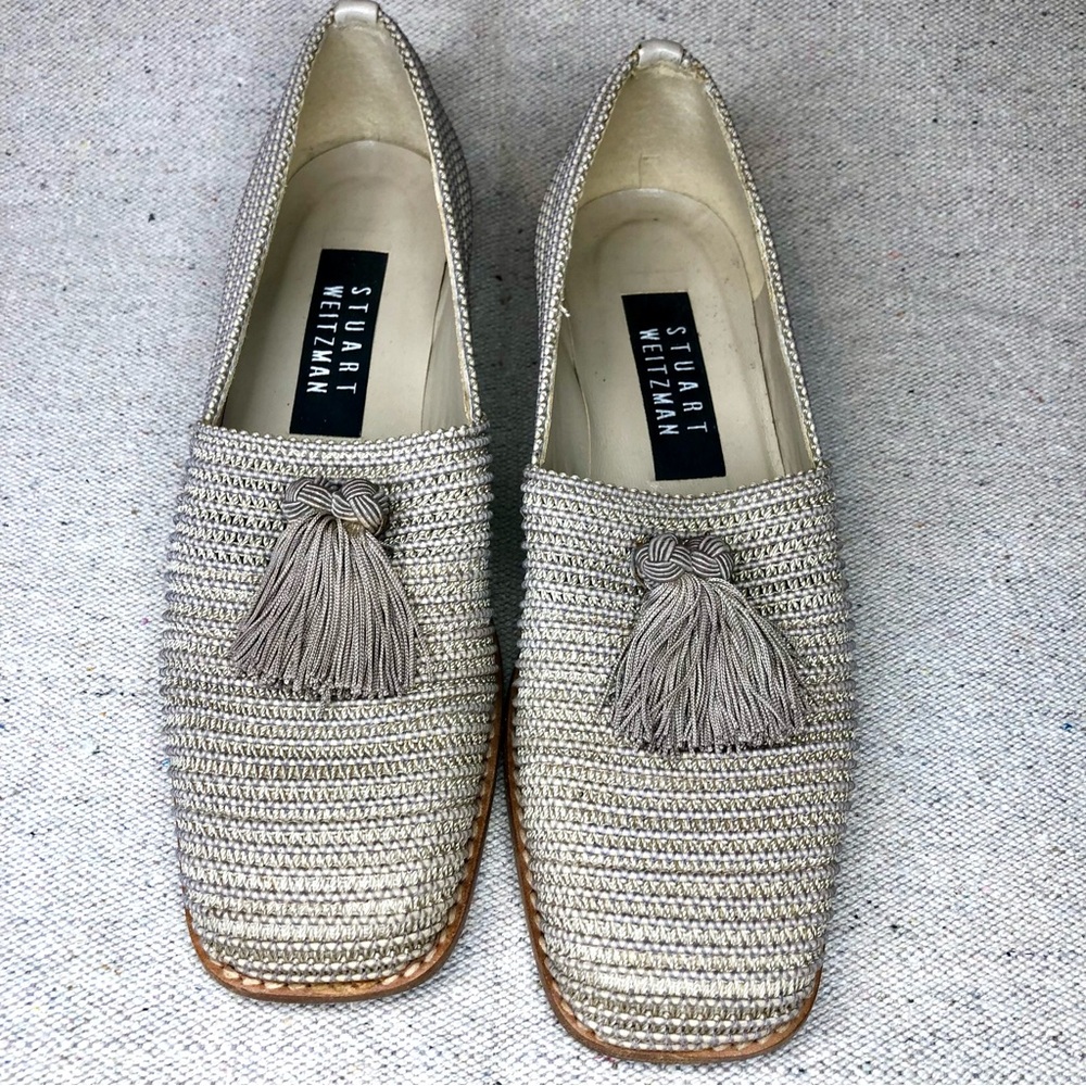 Stuart Weitzman tassel loafers